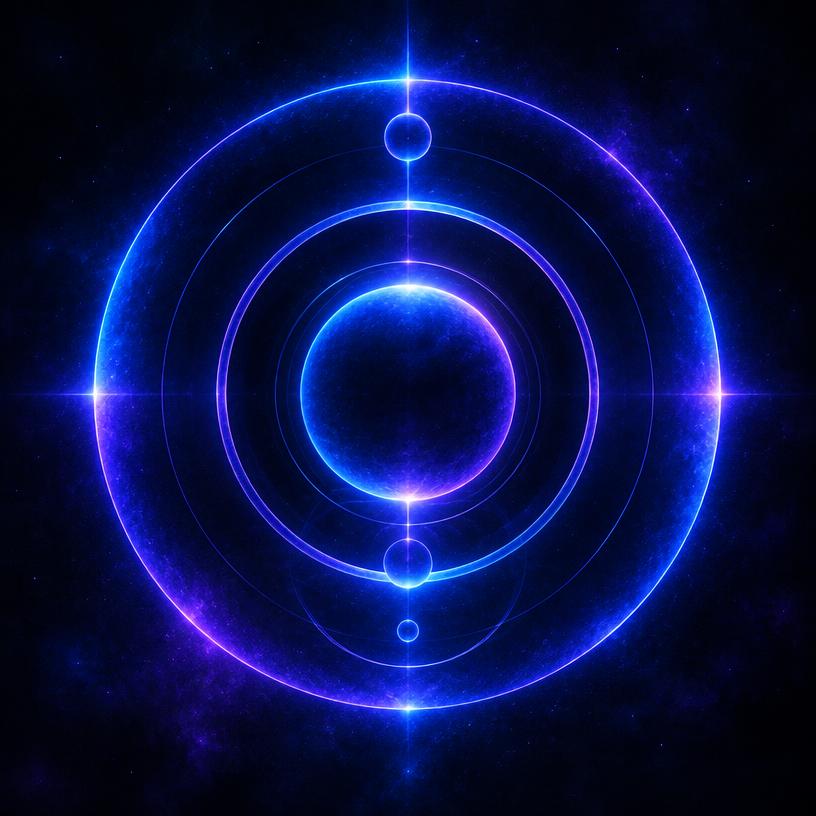 Orbitals cover art by North Echo